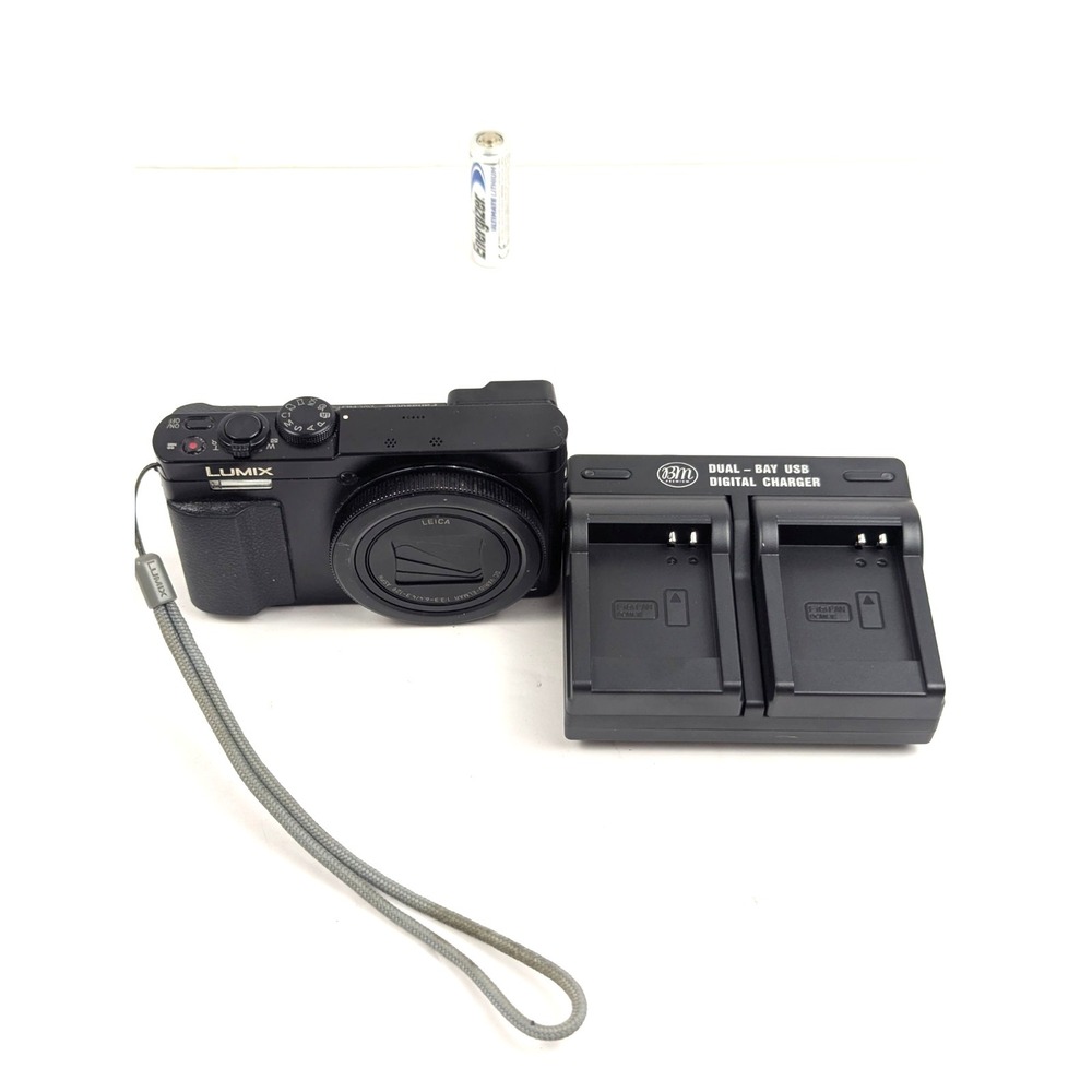 Panasonic Lumix DMC-ZS50 12.0MP‎ black Digital Camera Leica 30x zoom WiFi Tested